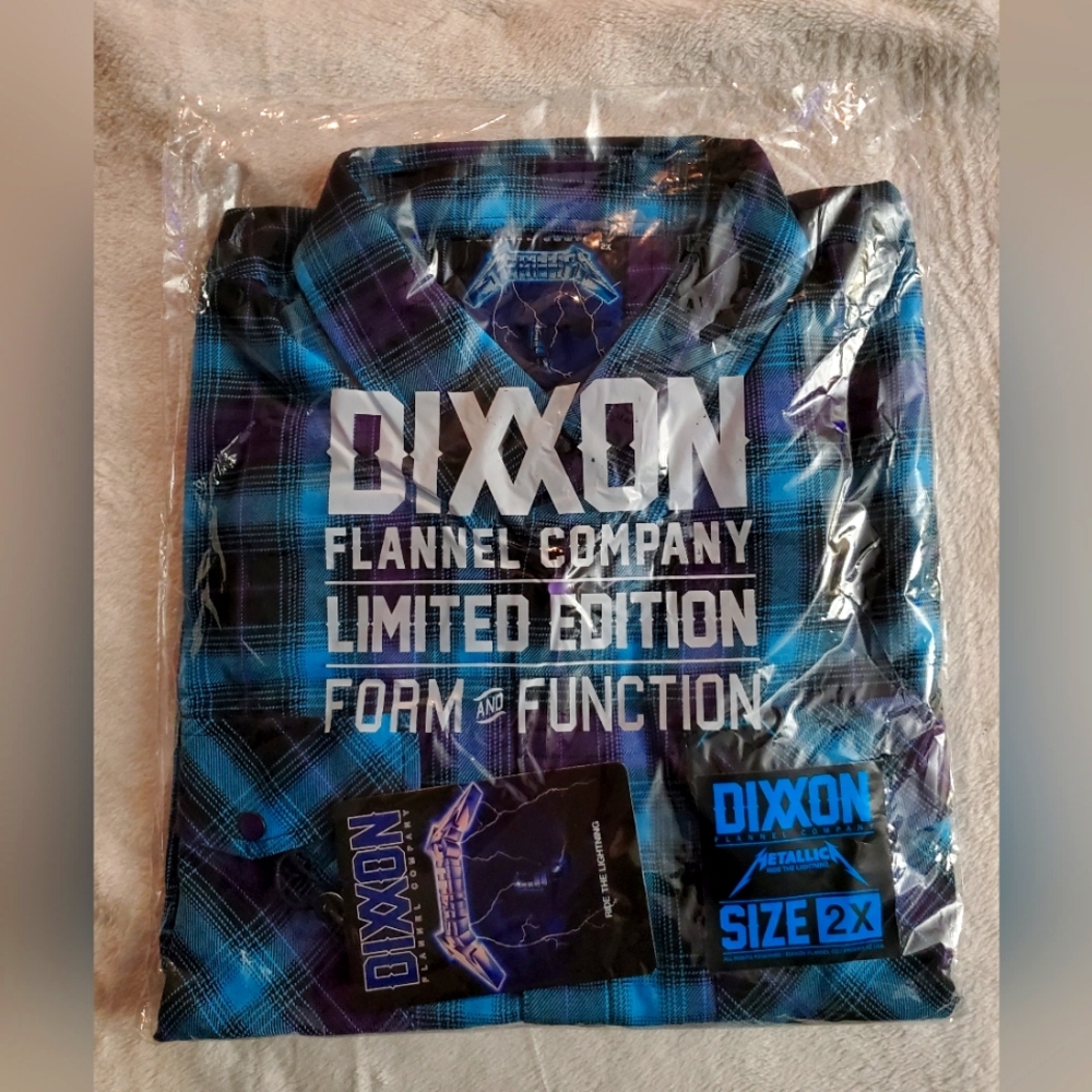 Dixxon Metallica Ride The Lightning Flannel